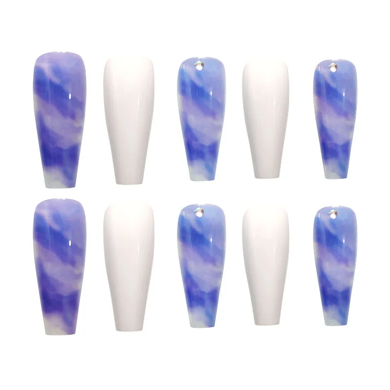

3d alloy nail art Acrylic Material Is suitable for fingers Full Cover False Nail