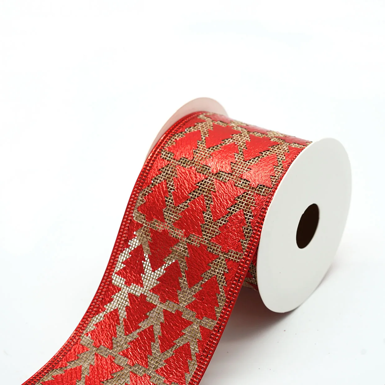 2019 热圣诞装饰礼品树蝴蝶结麻线丝带 - buy 黄麻带,打印丝带定制,户