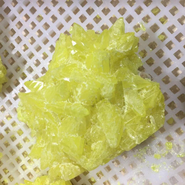 

Jialin Jewelry wholesale natural crystal Raw mineral specimen stones yellow sulfur ore crystal cluster, Stone