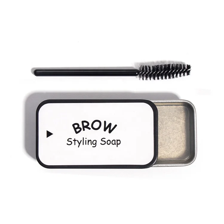 

Ready To Ship Eyebrow Styling Longlasting Waterproof Soap Eye Brow Wax With Free Brush, White