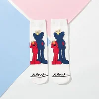 

fashional 2019 new design kaws cartoon socks for men
