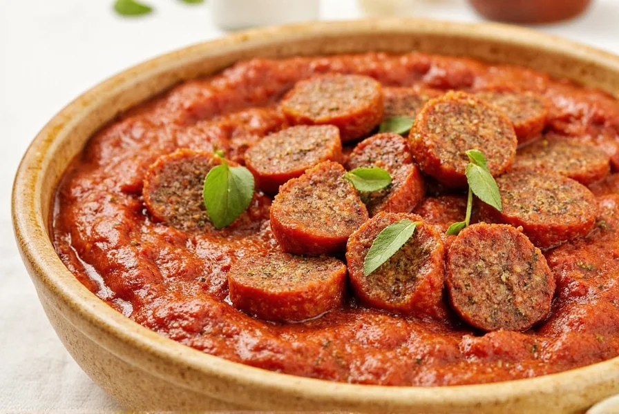Mediterranean platter with Italian sausage