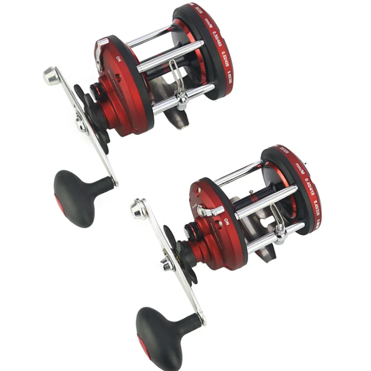 

12BB Round Bait Casting Reel Metal Spool Plastic Body Fishing Reel Saltwater Master Trolling Drum FIshing Reel