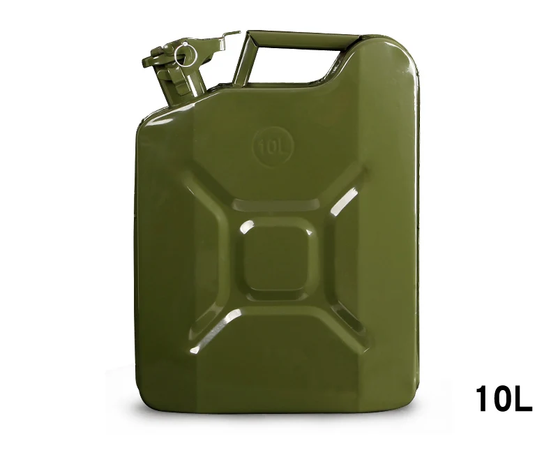 Steel Military Gasoline Fuel Tank Petrol Jerrycan 20 liter 5 Gallon Gal Oil Jerry Can