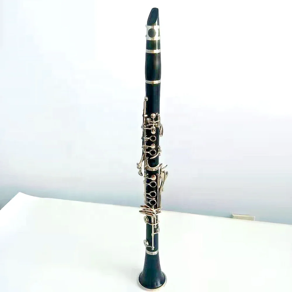 

17 Keys Professional Nickel Plated ABS resin Bb Clarinet, Black body