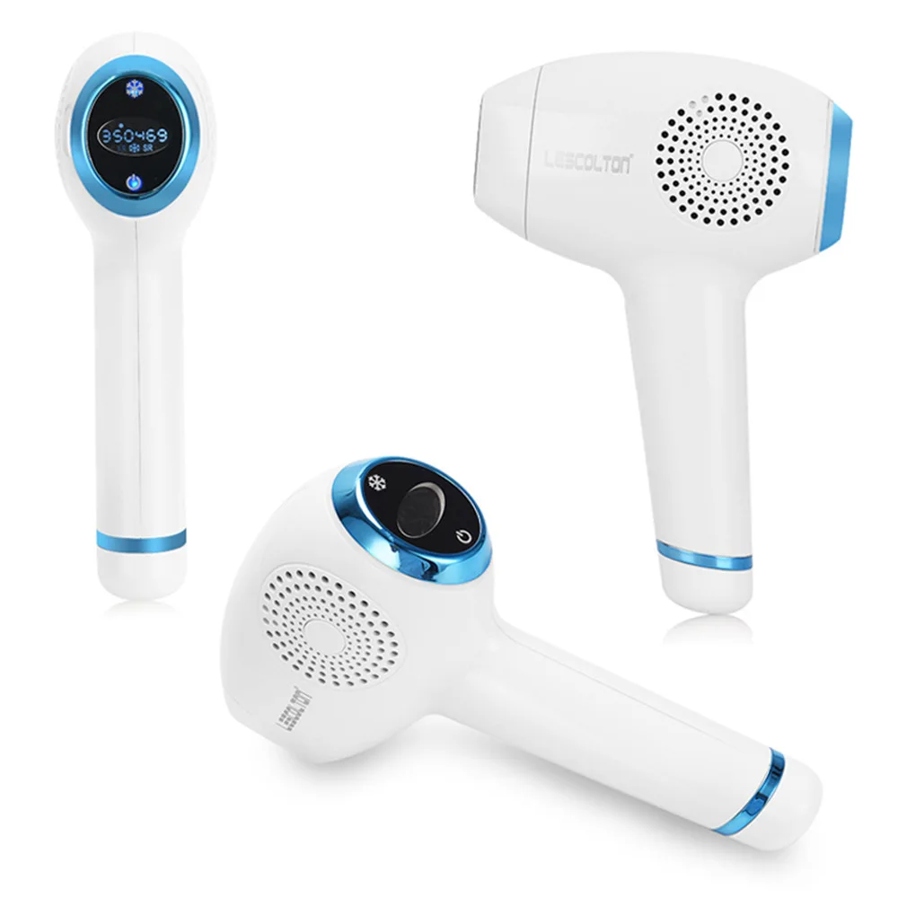 

Portable epilator laser painless permanent laser hair removal handheld ipl hair removal, White