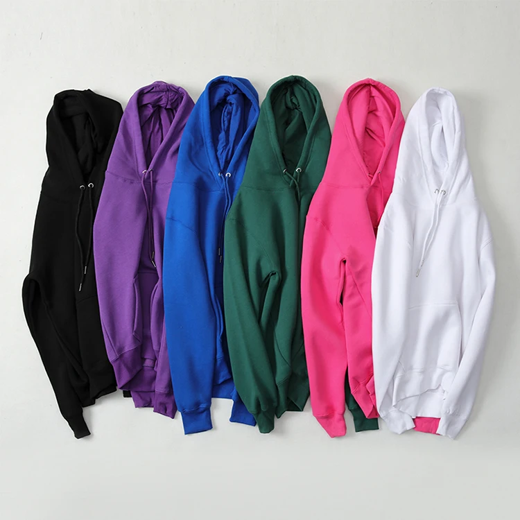 

YLS Wholesale 500 gsm Fleece Hoodies Plain Custom Fashion Pullover Hoodie