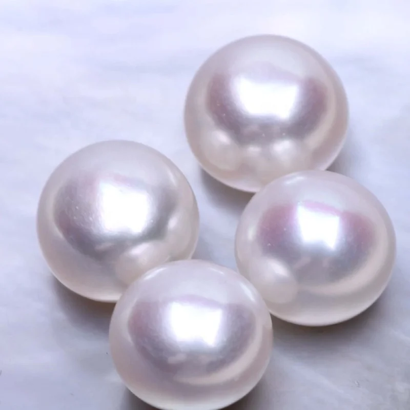 

China 4A grade 7mm round white color natural freshwater loose pearl fresh water pearl low prices hot sale In 2020