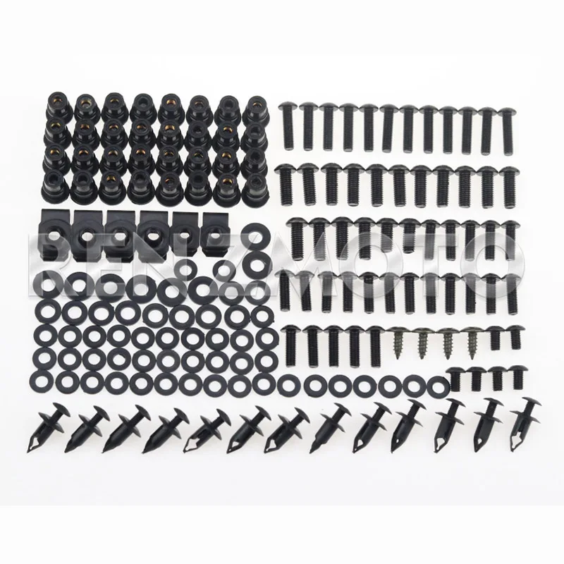 

Motorcycle Full Bodywork Fairing Bolt Screw Nuts Fastener Fixation Kit For Kawasaki ZX6R 2007 2008, As pictures shown