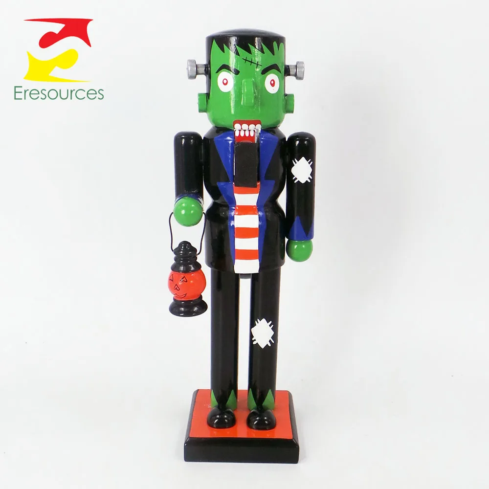 Wholesale Halloween Wooden Nutcrackers Frankenstein Halloween Decoration Buy Wholesale