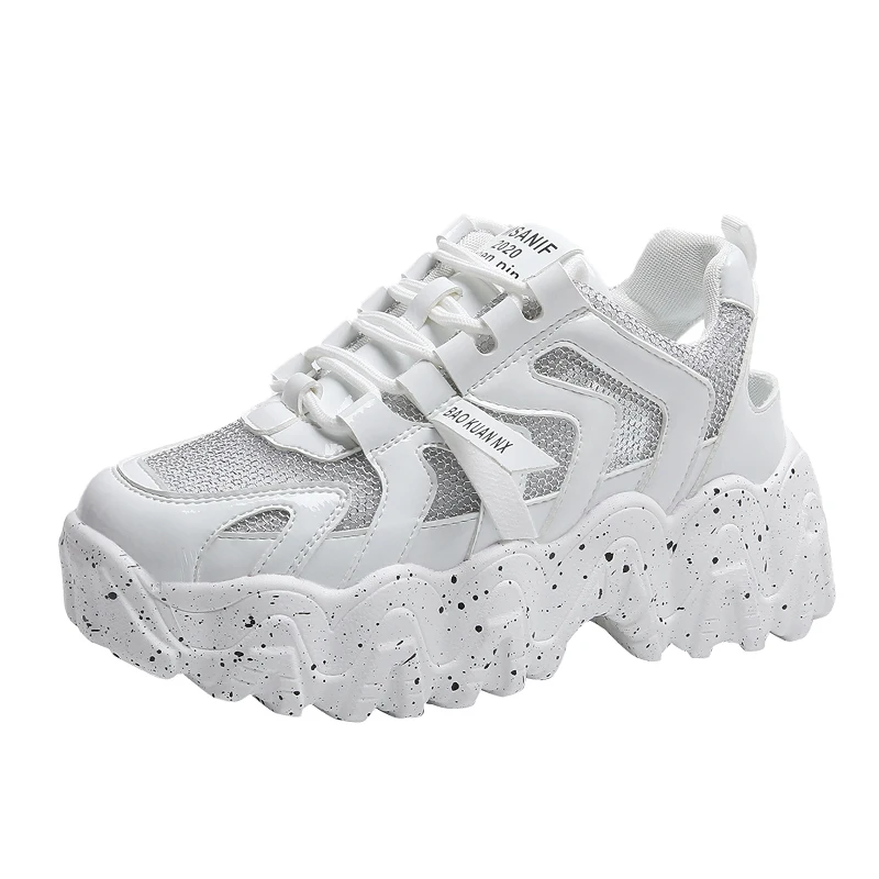 

New design black ladies branded white ladies sneakers 2020 shoes casual for women and ladies, Optional