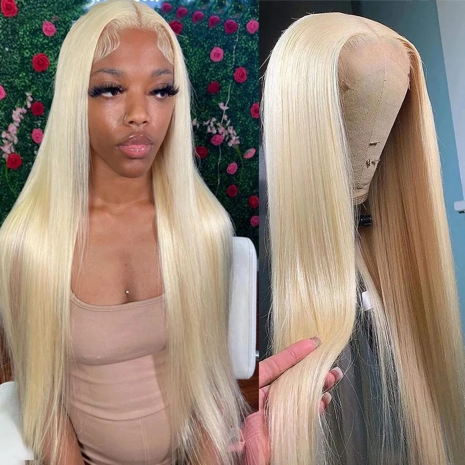 

100% Human Hair Lace Frontal Wig Vendors Wholesale Cheap Price Good Quality Russian Blonde 613 Human Hair Lace Front Wigs