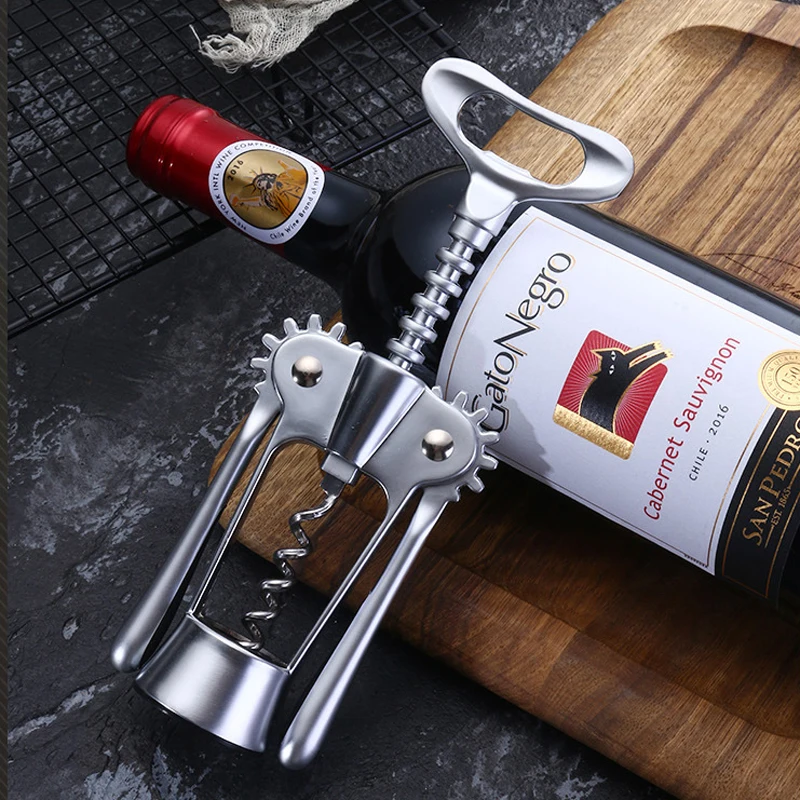 

Manual Metal / Steel Red Wine Bottle Opener Sets, Waiters's Corkscrew, Custom color