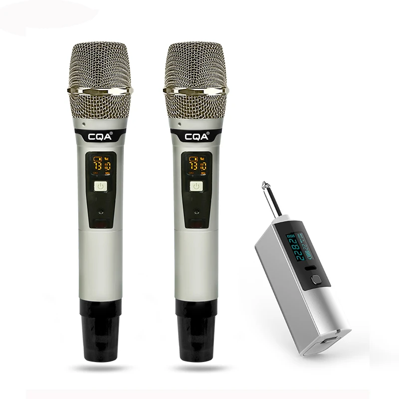 

CQA OEM 06T wireless Microphone professional wireless uhf hand karaoke microphone