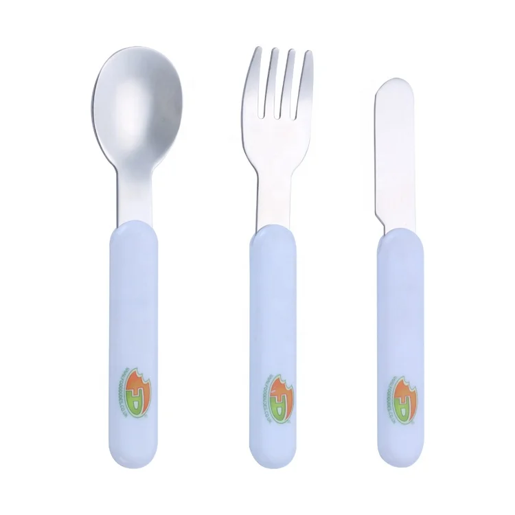 

Sublimation printing children spoon and fork knife kids cutlery set