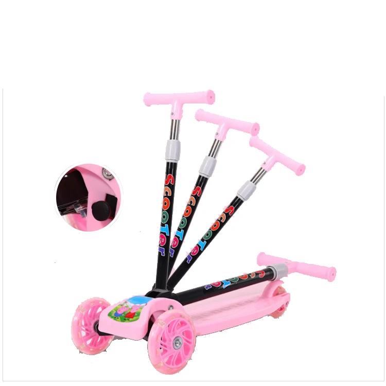 

Hot selling 3 wheel kids child children scooter led light scooters outdoor sports
