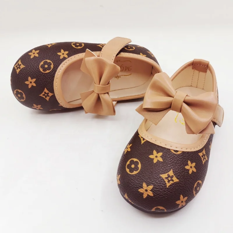 
flat touch baby party the princess shoes bowknot 