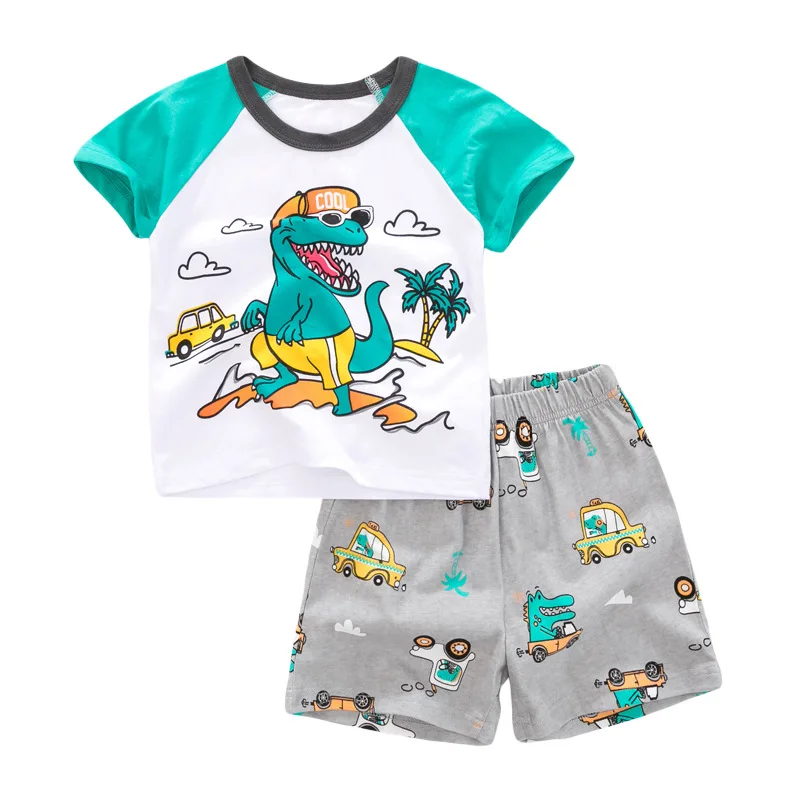 

Children's Wear Baby Short Sleeve Clothing For Boys Girls Cotton Toddler Underwear Suit Kids Two-piece Clothes Sets