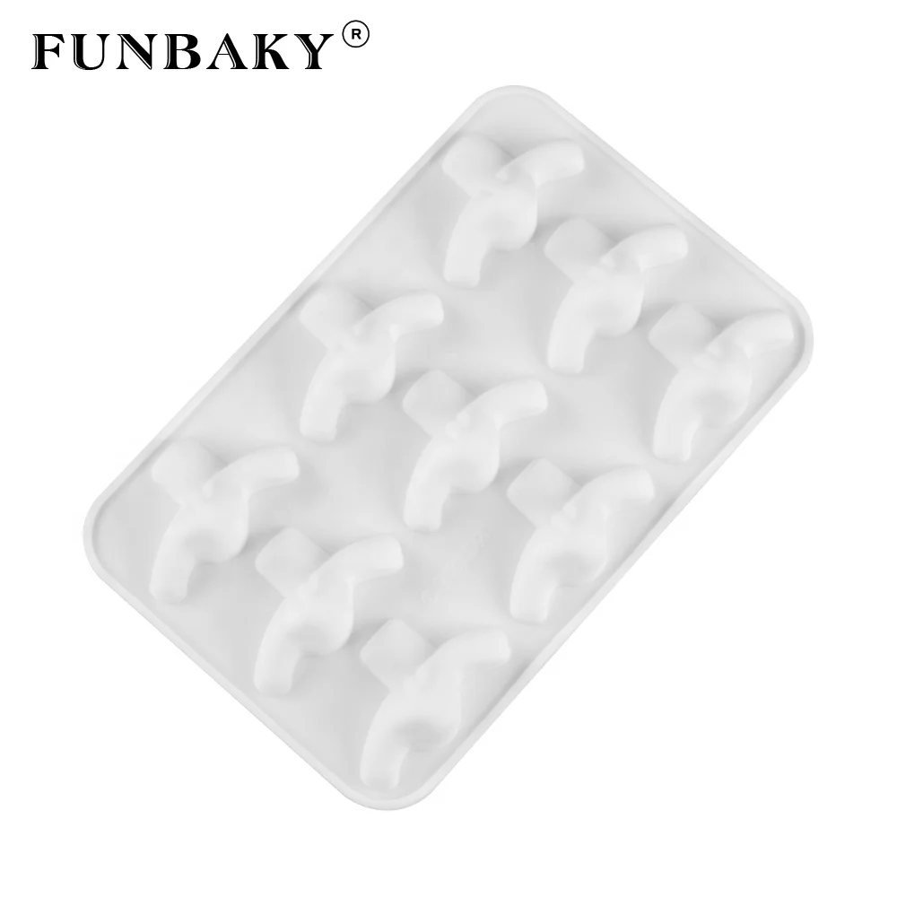

FUNBAKY Baking mold candy silicone making tools cute flippers shape chocolate molds cake decoration silicone mold, Customized color