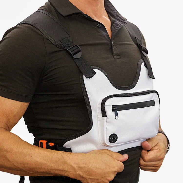 

Multifunctional Outdoor Sports And Leisure Running Luminous Strip Tactical Chest Backpack Fitness Vest Chest Bag