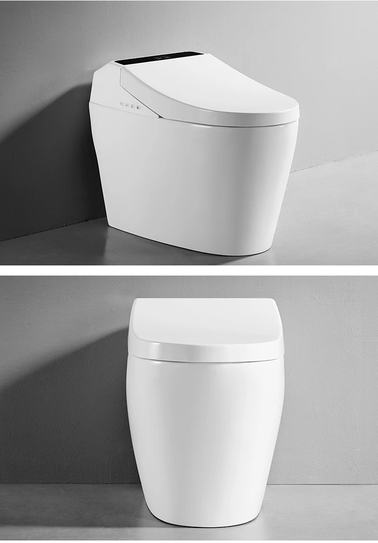 new arrival saving smart self cleaning toilet automatic seat bidet black intelligent toilet