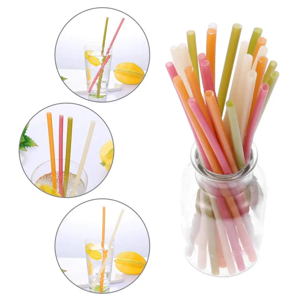 

100% Natural Bamboo Sugarcane Biodegradable Rice Straw