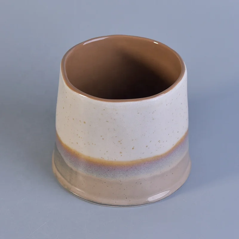 Empty handmade ceramic candle jars votive scented candle holders wedding occasion wholesales