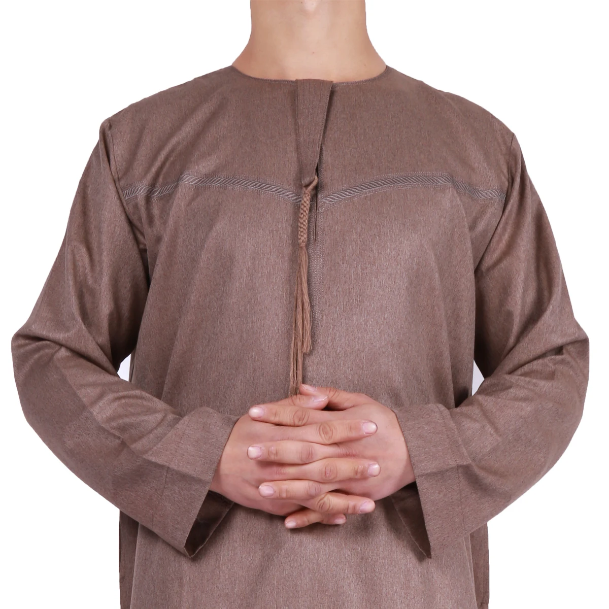

Men Clothing Oman Style Muslim Traditional Cotton Thobe / Thawb MIDDLE EAST Support In-stock Items Adults, 6 colors mixed