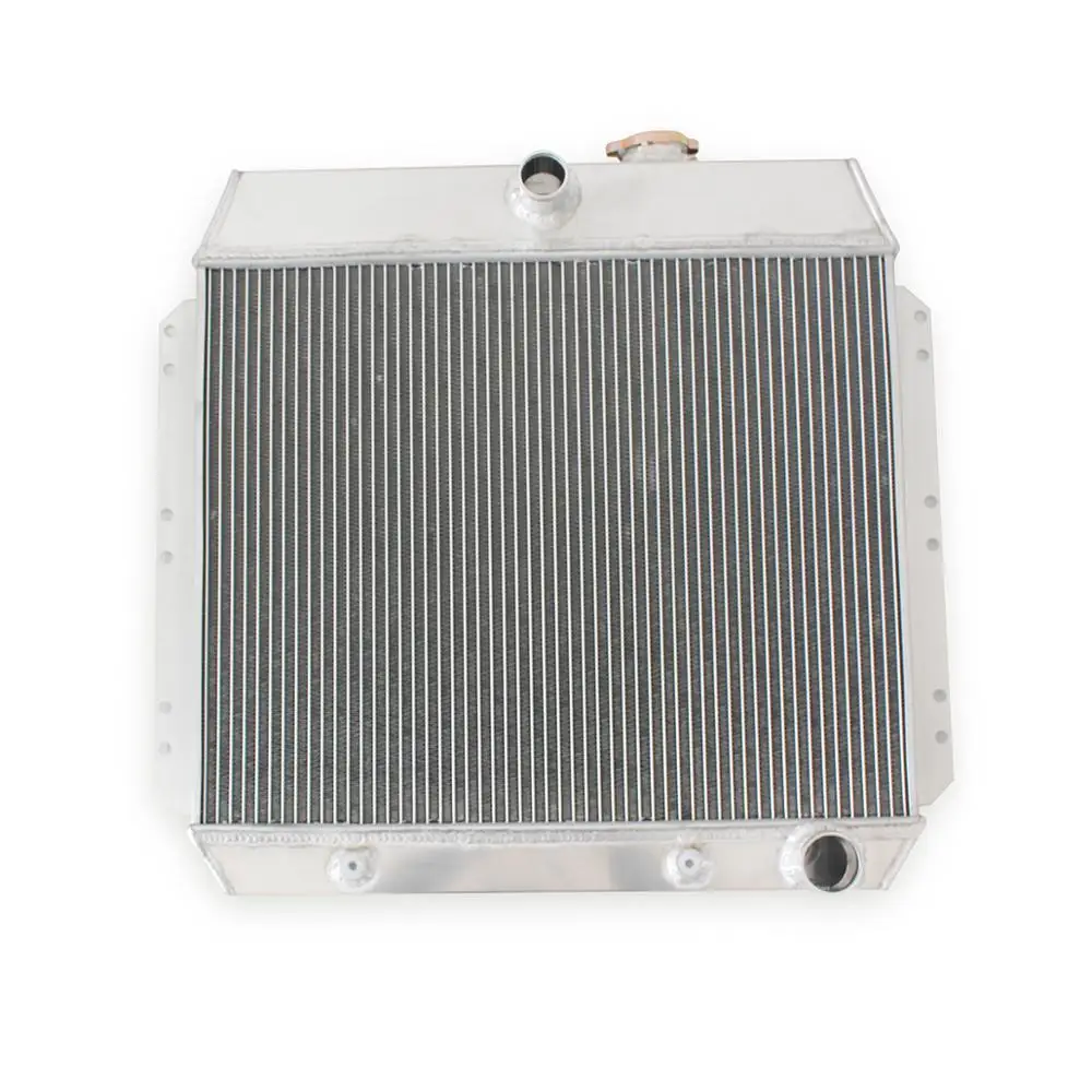 

FREE SHIPPING FOR US For Chevy Bel Air/Fleetline/Styleline V8 1949-1954 Aluminum Racing Radiator US STORED, Silver