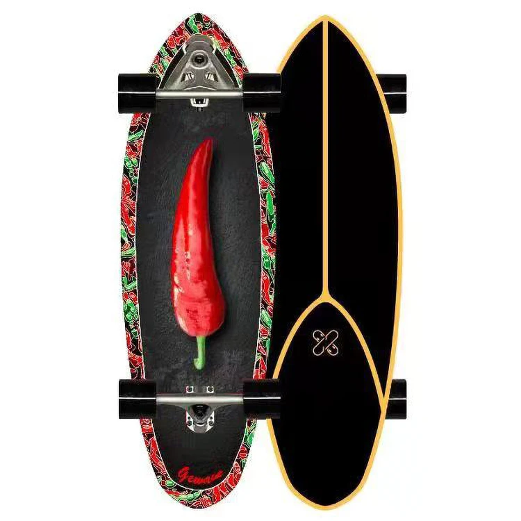 

2021 New Design High quality Gewave Land Surf Skateboard With S7 Truck