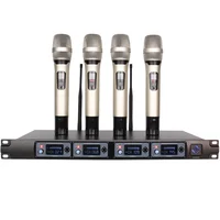 

GAW-4000 Manufacturer wireless UHF 4 Channels microphone table desktop conference meeting room audio sound system