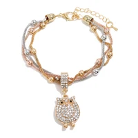 

Fashion gold Owl Bracelet for women wholesale NS10129