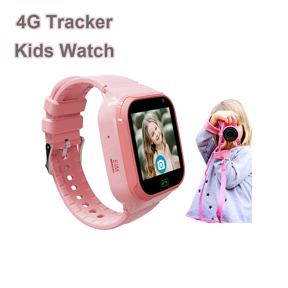 

Cheapest 4G GPS Tracker LT36 Wifi LBS real time positioning systems kids smart watch with camera and sim card slot