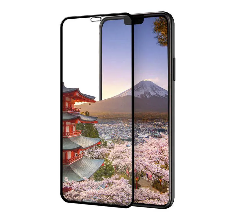 

GLASS Full Screen Glass Screen Protector for Apple iPhone 11 Pro/XS/X in Clear/Black