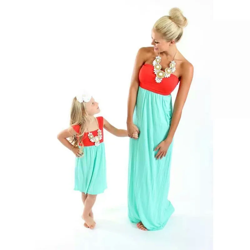 

Mommy And Me Dresses Cotton Mother And Daughter Matching Dress GAO