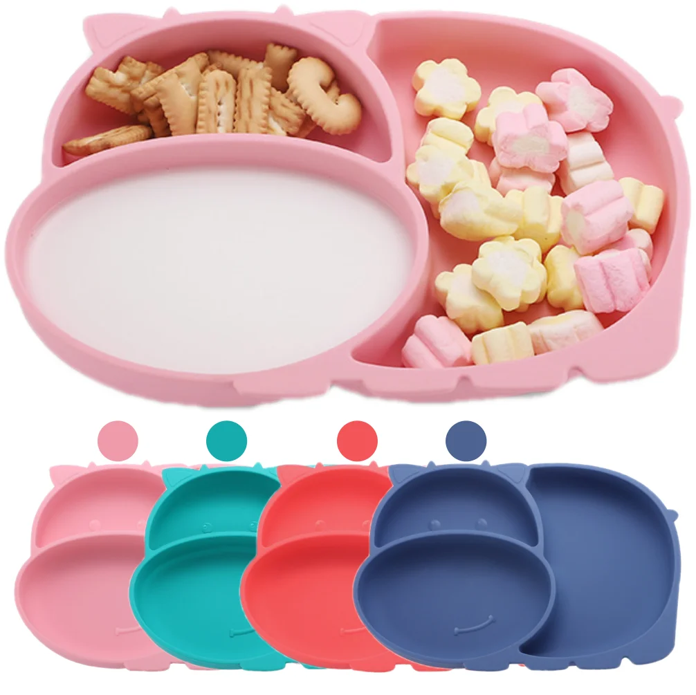 

New Design Baby Silicone Pratos Iinfantil platos de bebe