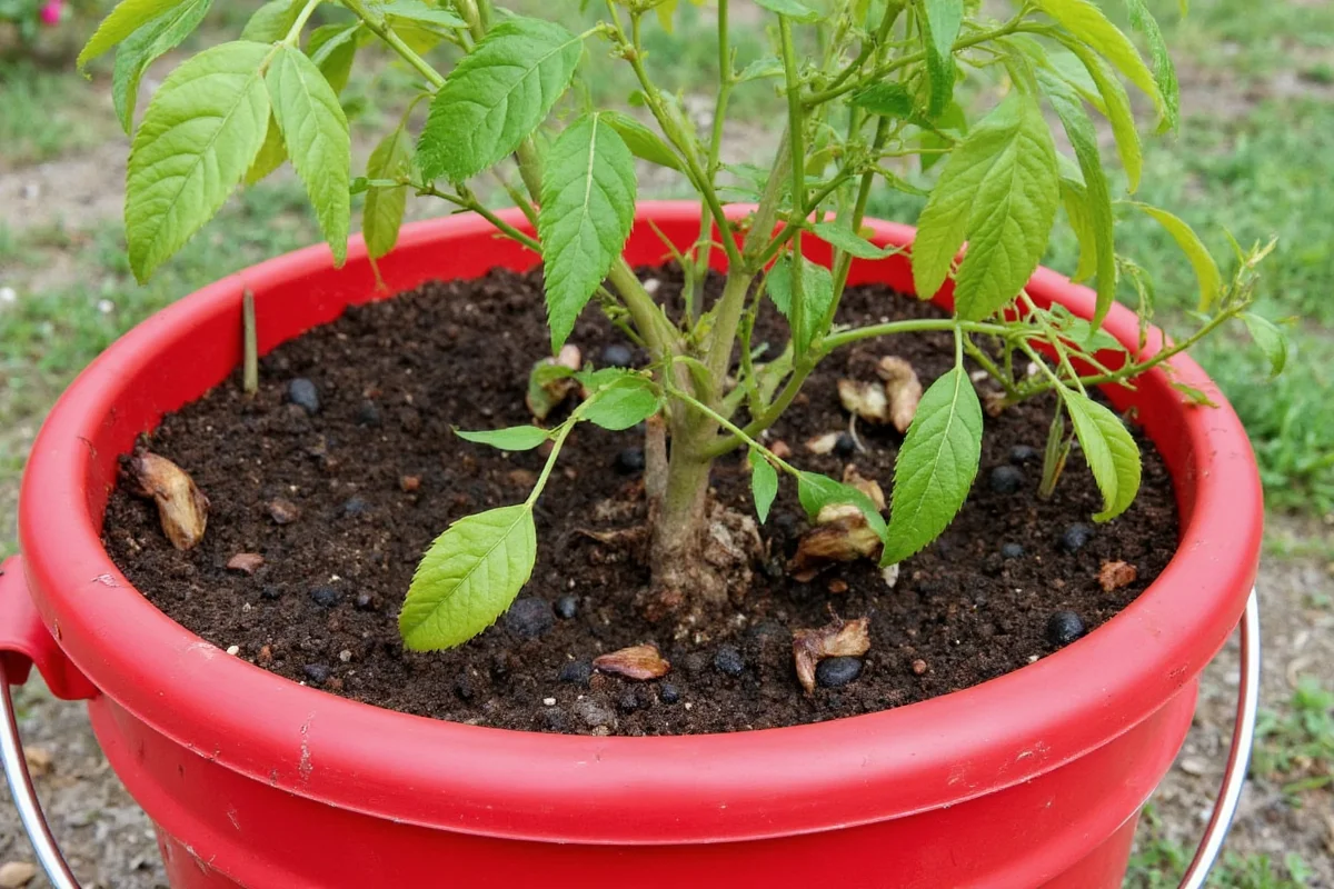 how to plant tomatoes in a 5 gallon bucket