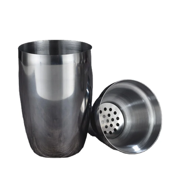 
350ml Stainless Steel Metal Cocktail Milk tea Shaker Bottle 