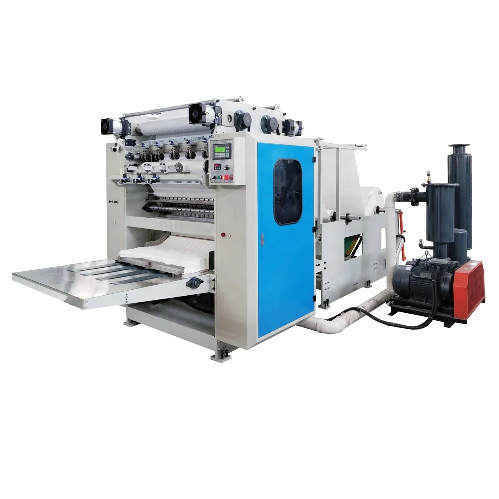 
Automatic facial tissue paper folding machine 