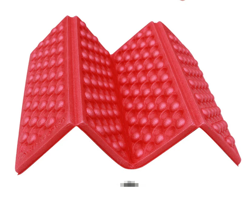 

Hot Selling Outdoor portable lightweight XPE foam four-fold cushion moisture-proof mini dirt resistant single person cushion