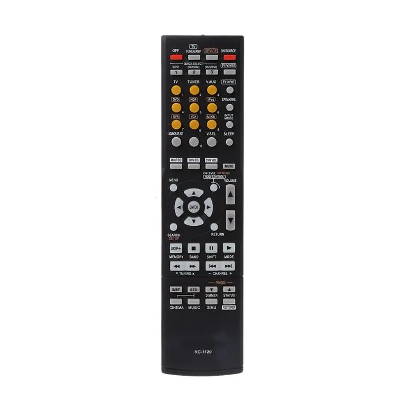 

Replaced Remote Control RC-1120 RC1120 for Denon AV Receiver AVR-590 DHT590BA AVR-1610 Television Controller Replacement, Black