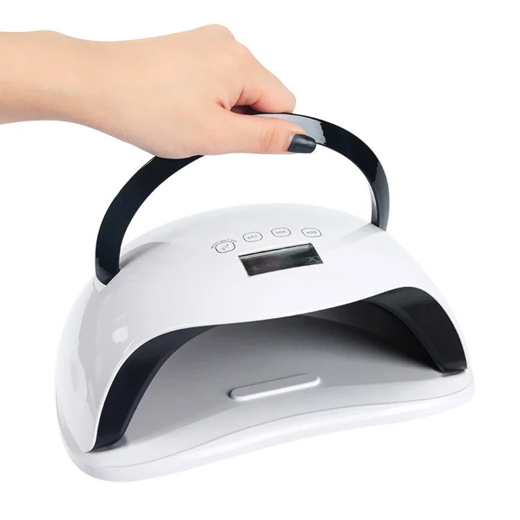 

2021 New Style Portable Led UV Nail Lamp White 58W Smart Phototherapy Pro Cure Drying Lamp Nail