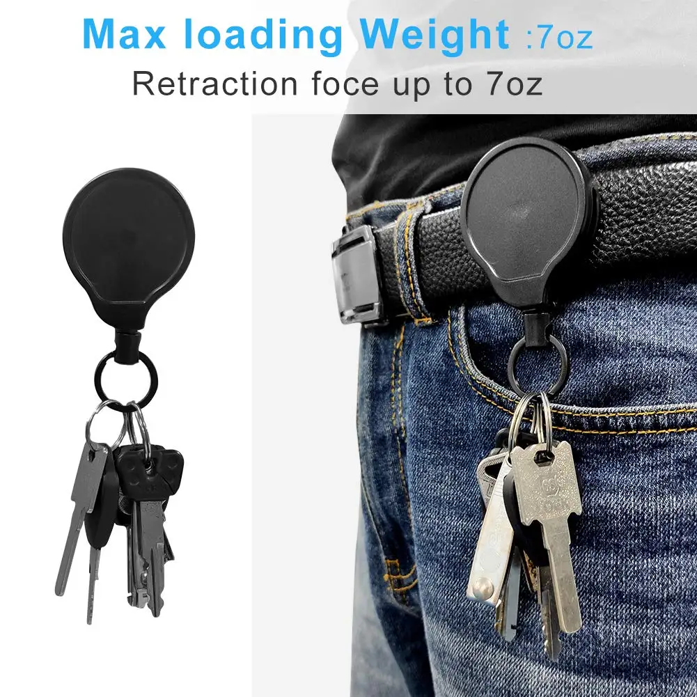 Super Locking Professional Heavy Duty Self Retracting Key Reel With