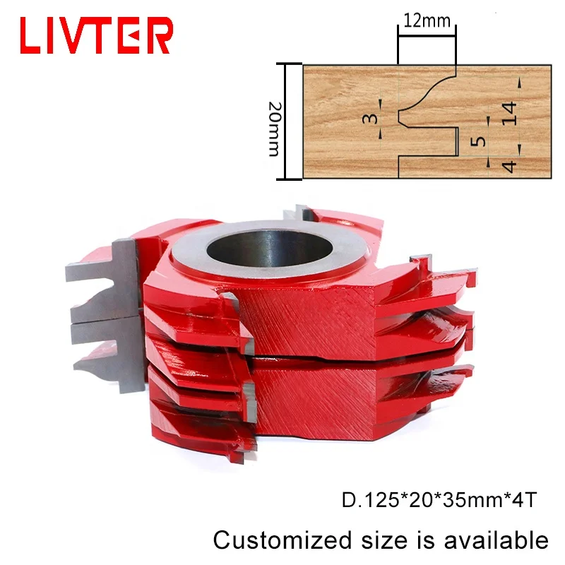 Livter Door Frame Cutter For Woodworking Spindle Moulder Cutter 2