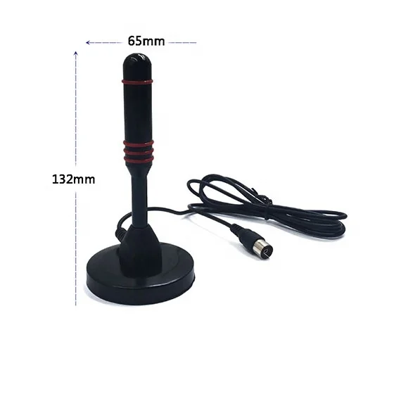 

Free samples High quality tv signal antenna long range tv antenna digital indoor tv antenna with amplifier, Black