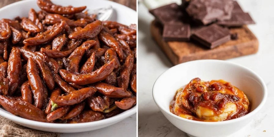 Chocolate and chili pepper combination