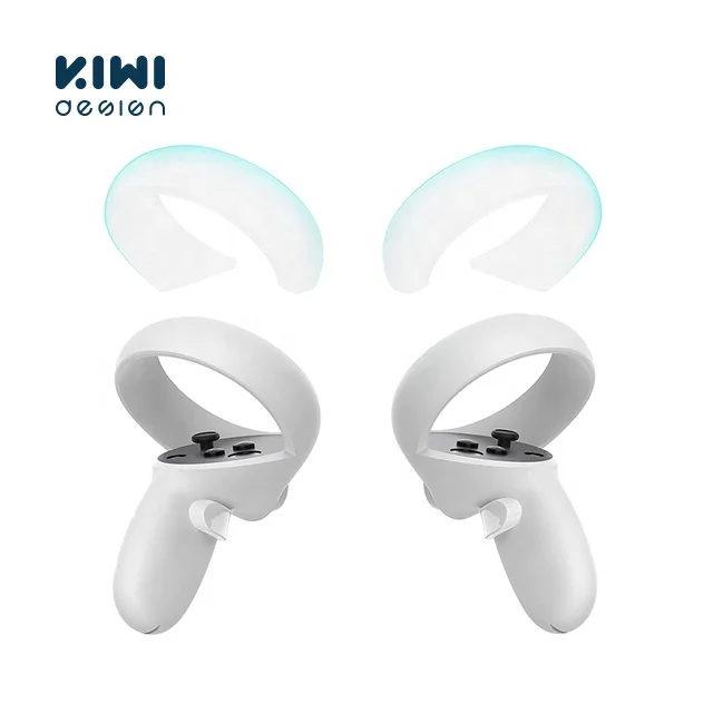 

KIWI design vr handle protect accessories non-slip washable controller grip silicone protective ring cover for Oculus Quest 2