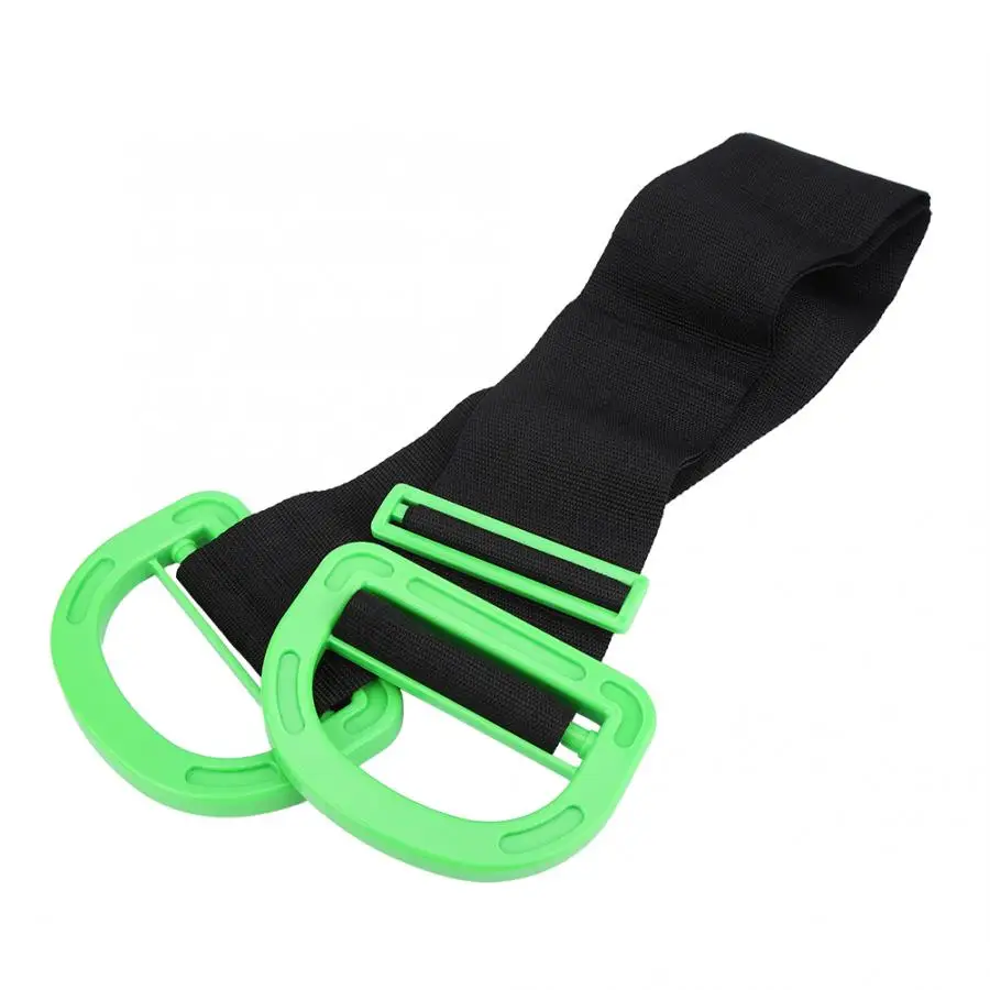 

Clever Move Straps Moving Lifting Strap Adjustable for Furniture Box Mattress Construction Materials or Other Heavy Bulky Object, Black+green