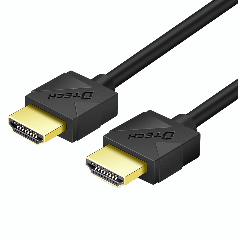 

DTECH hot sale HD 4k 3d 1080p@60hz 19+1 pure copper audio and video transmission hdmi kabel