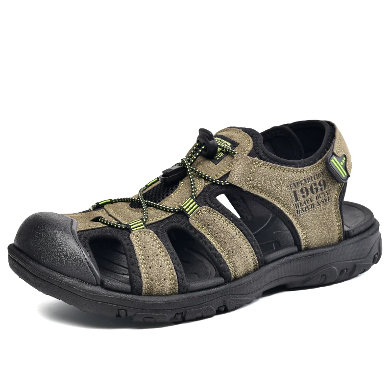 

Men Big Size Hot Sale Casual Comfortable Sandals Shoes, Grey;black;khaki